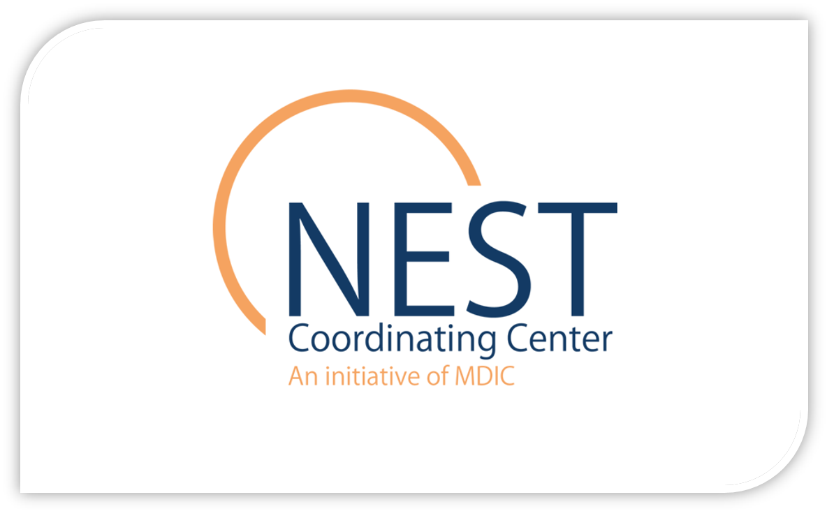 Logo for NESTcc, an initiative that uses real-world evidence test-cases