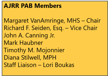 AJRR Public Advisory Board Members