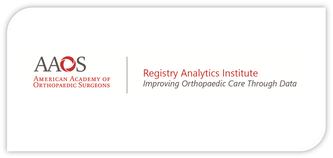 AAOS Registry Analytics Institute Logo